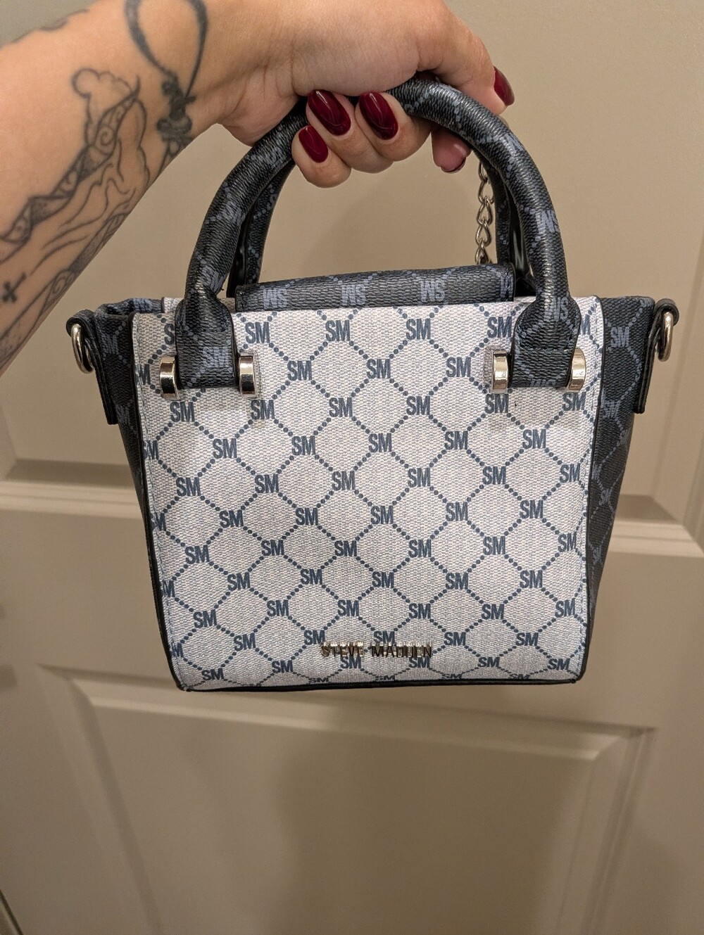 Steve Madden Monogram Tote